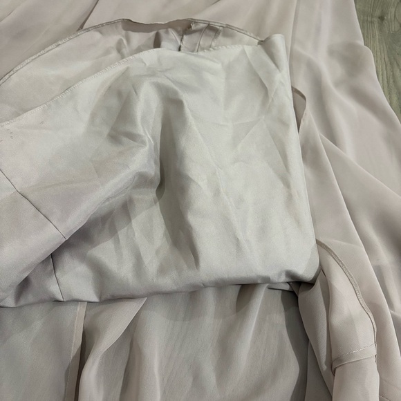 Sorella Vita Dusty Pink Rose Prom Bridesmaid Long Dress Sz 16 Chiffon Wedding - Picture 11 of 15